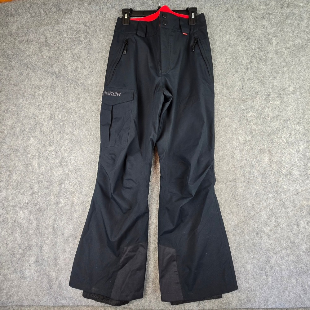 Marker Ski Pants Mens Small Black Straight Insulated Cargo Snowboard E2093‎